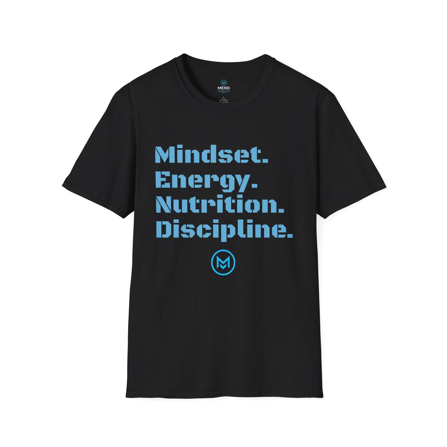 Mindset. Energy. Nutrition. Discipline. Tee