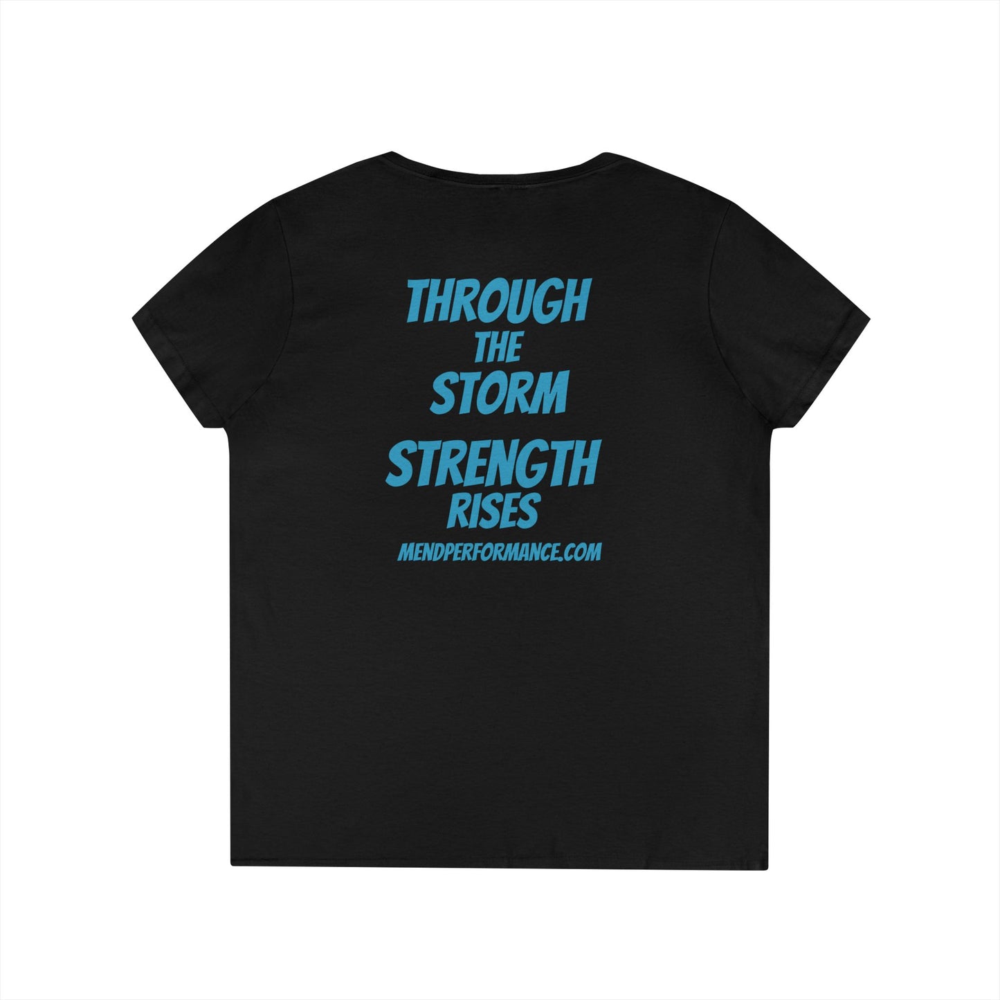 Empowerment V-Neck T-Shirt | Inspirational Tee for Women, Motivational Gift, Workout Shirt, Everyday Wear, Fitness Apparel