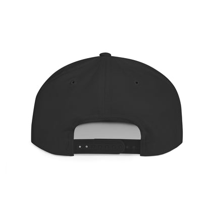 Flat Bill Snapback Hat with MEND Logo