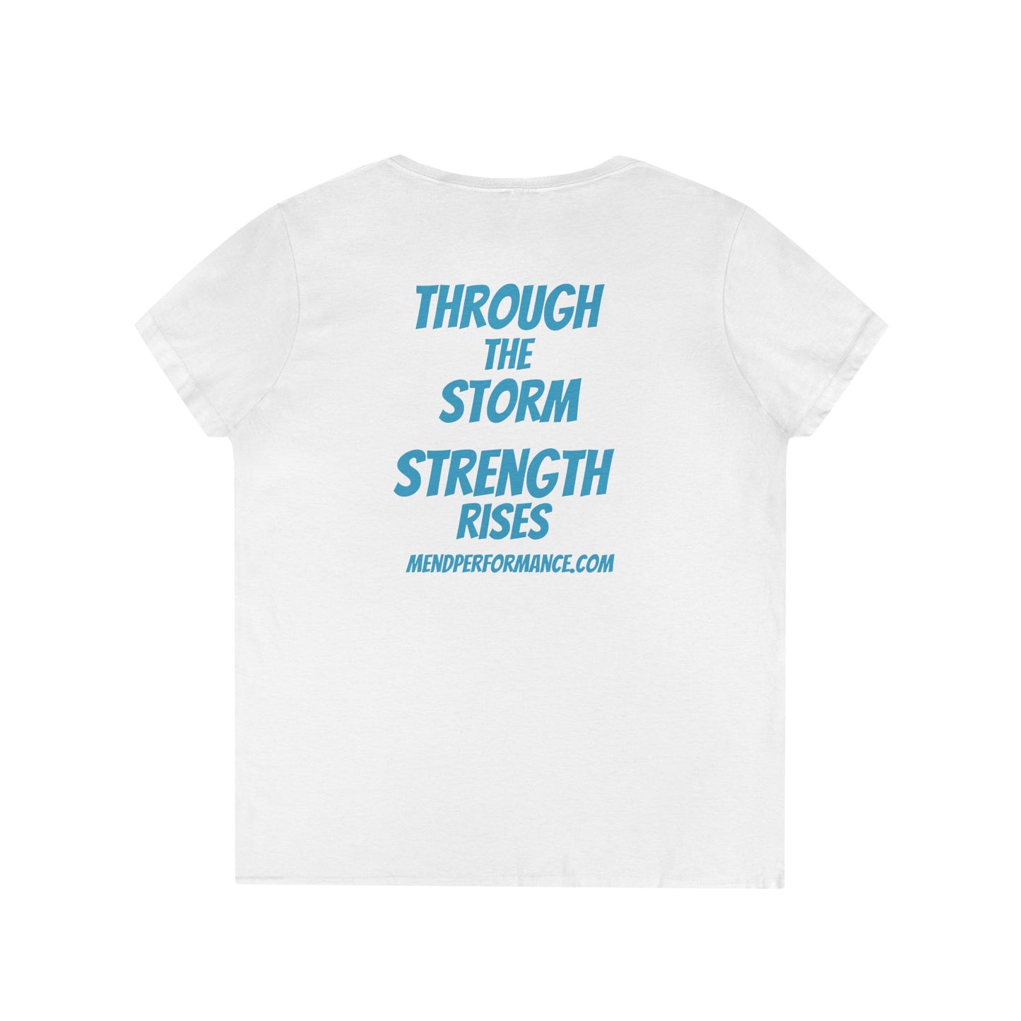 Empowerment V-Neck T-Shirt | Inspirational Tee for Women, Motivational Gift, Workout Shirt, Everyday Wear, Fitness Apparel